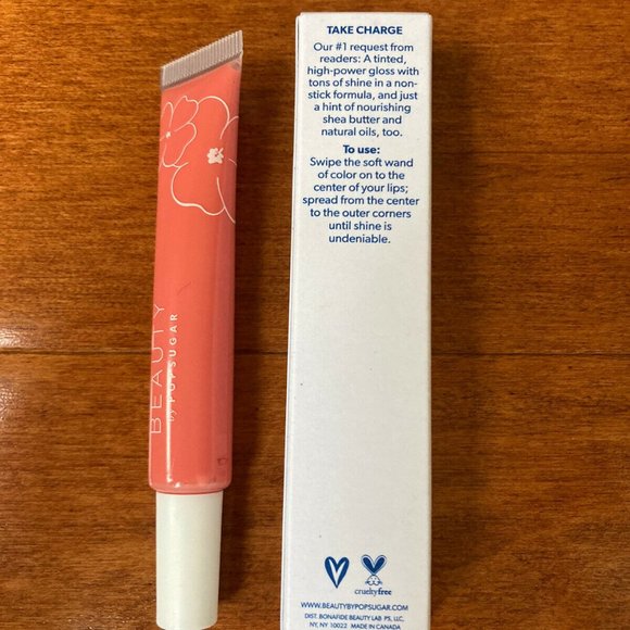 NIB 3 Beauty by PopSugar Be The Boss Lip Gloss 04 Borderline 0.3 oz - Picture 7 of 8